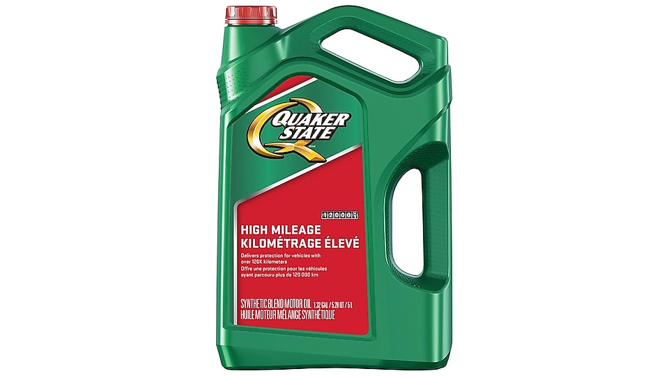 Quaker State® High Mileage Synthetic Motor Oil