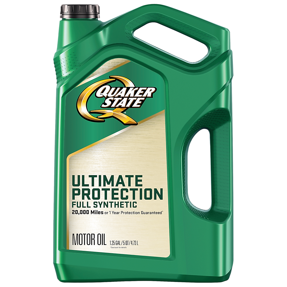 Quaker State® Ultimate Protection Full Synthetic Motor Oil 5QT jug